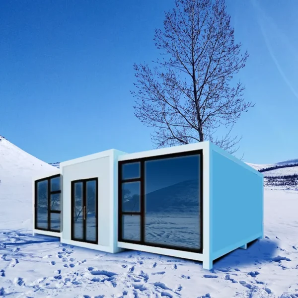 20ft Expandable Flat Belt Fitted Prefabricated House